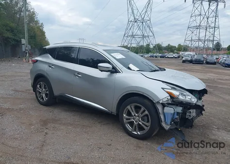2018 Nissan Murano Platinum from USA, damaged, VIN 5N1AZ2MH4JN182002